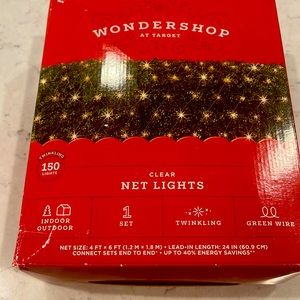 Clear Net Lights - 150 bulbs - indoor and outdoor